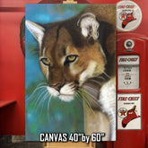 Cougar Canvas Art - Cochrane Cougar by Chris Tutty